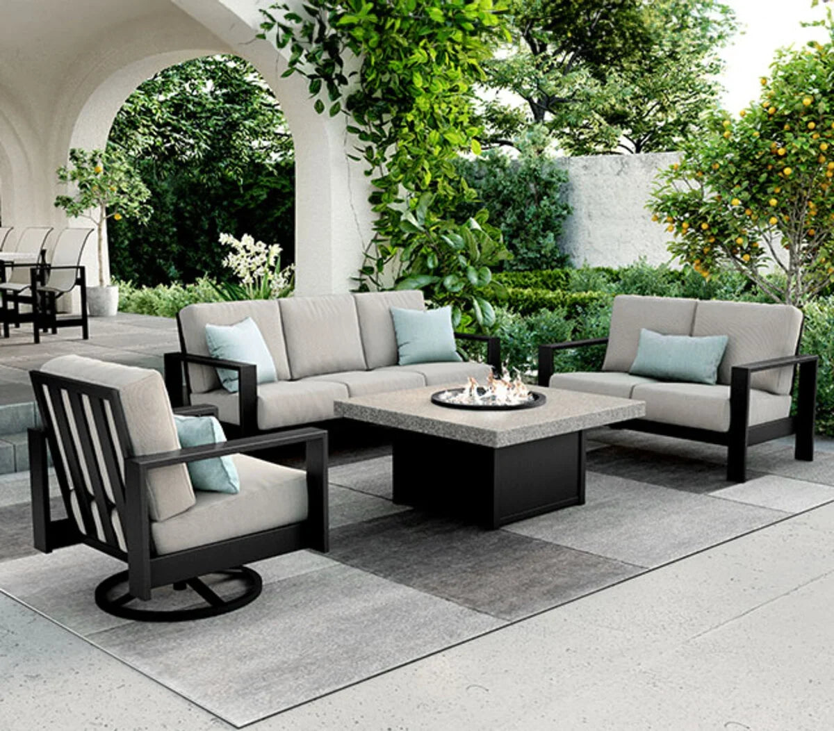 Blair Cushion Aluminum Loveseat 8442A