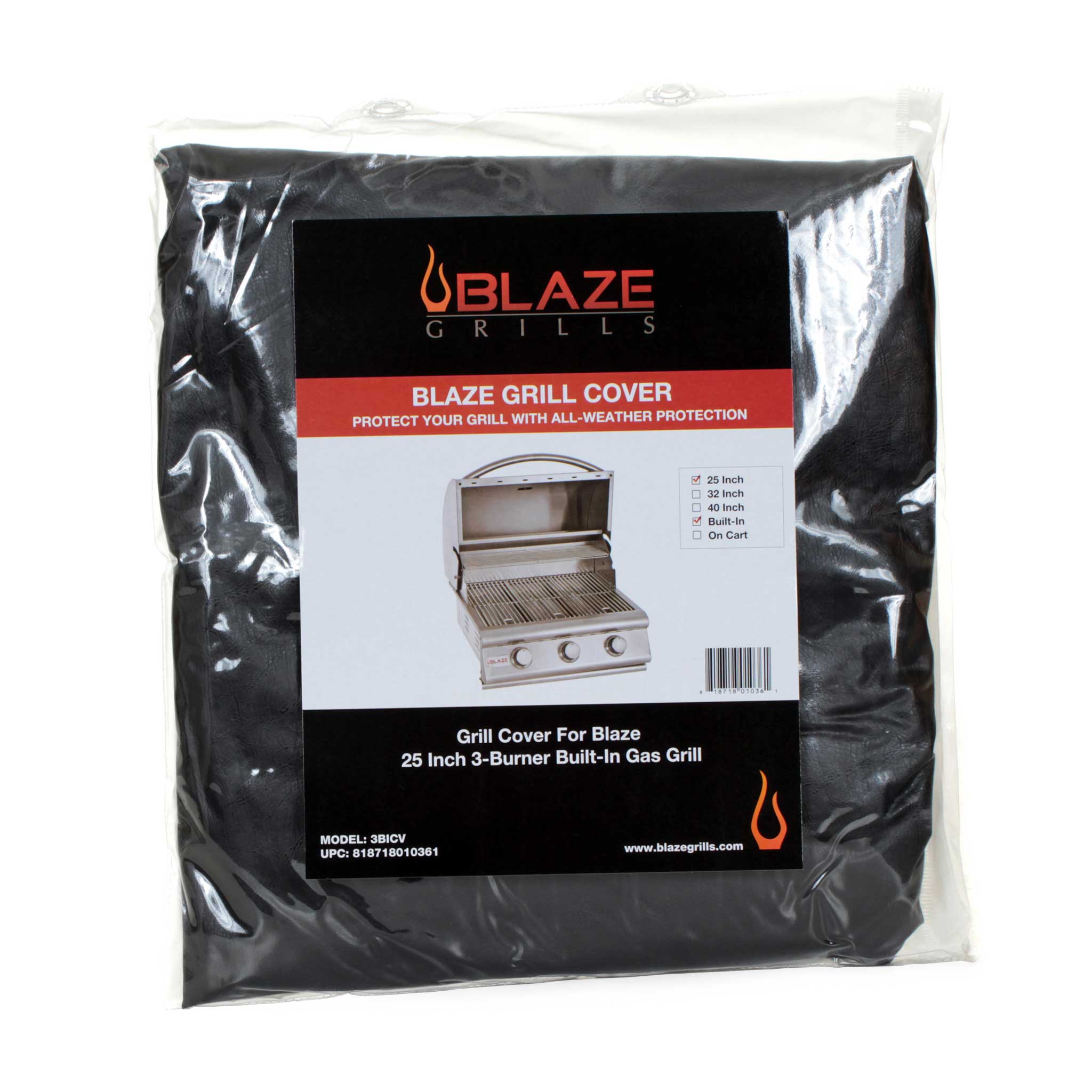 Grill Cover for 3-Burner Built-In Grill