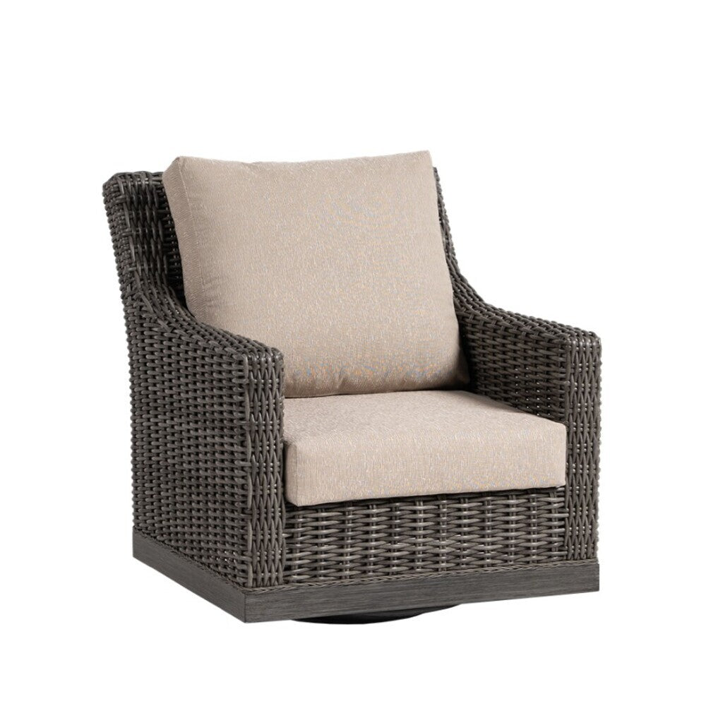 Budapest Swivel Gliding Club Chair 1