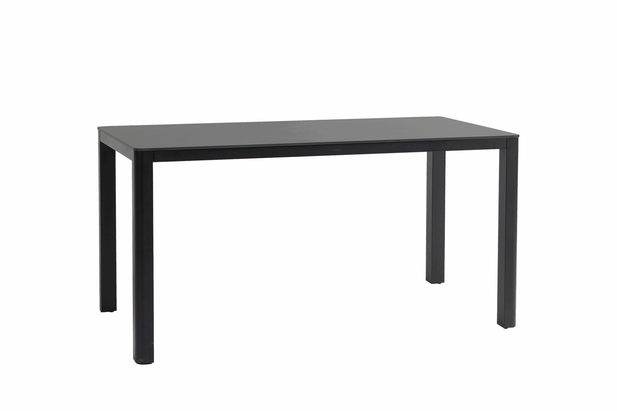 Hampshire 71" x 36" Rectangular Counter Table with Umbrella Hole - Pietra Grey/Diva Night