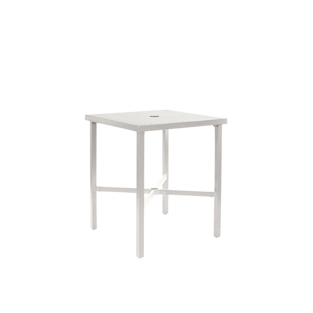 Cabana 30" Square Counter Table with Umbrella Hole 
