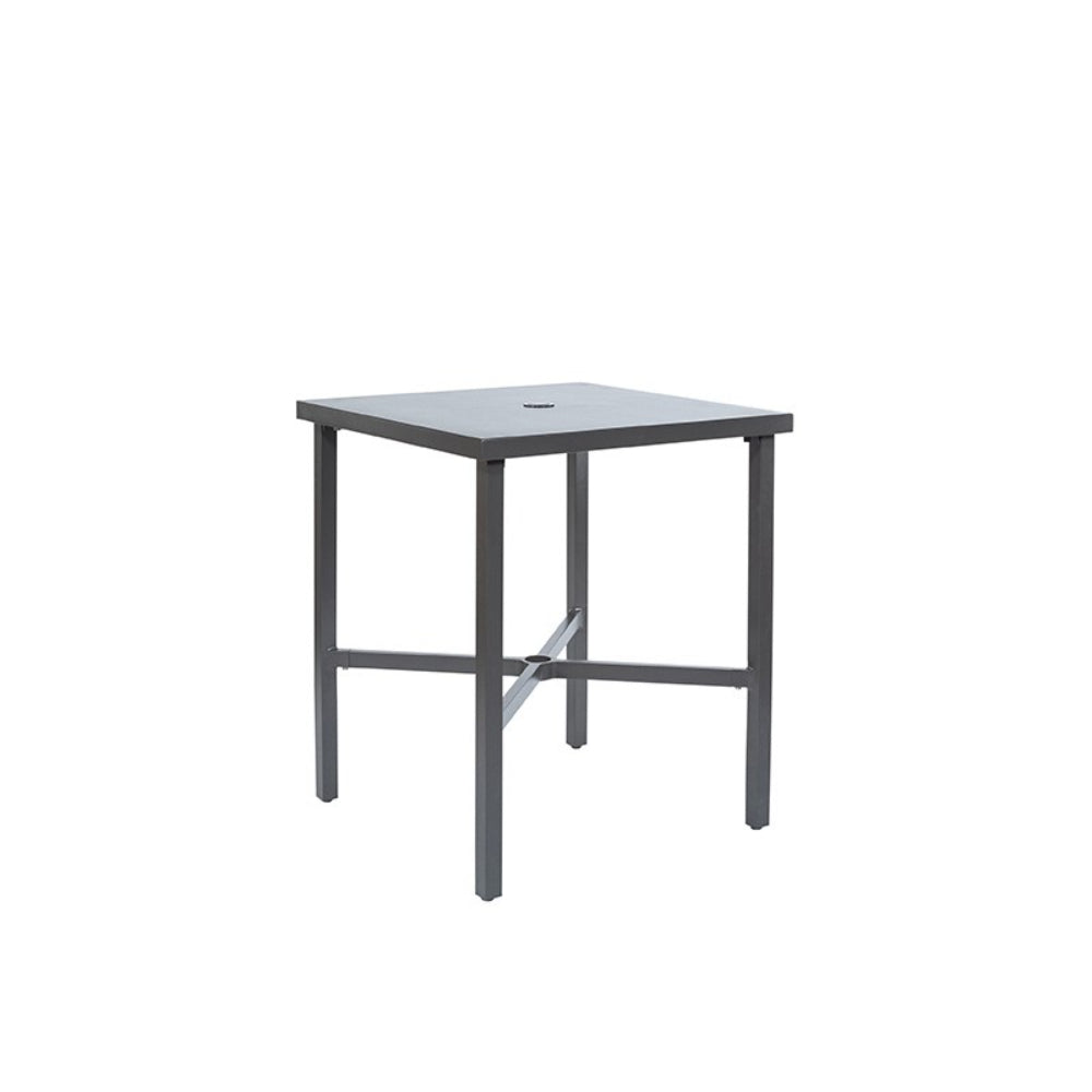 Cabana 30" Square Counter Table with Umbrella Hole 1