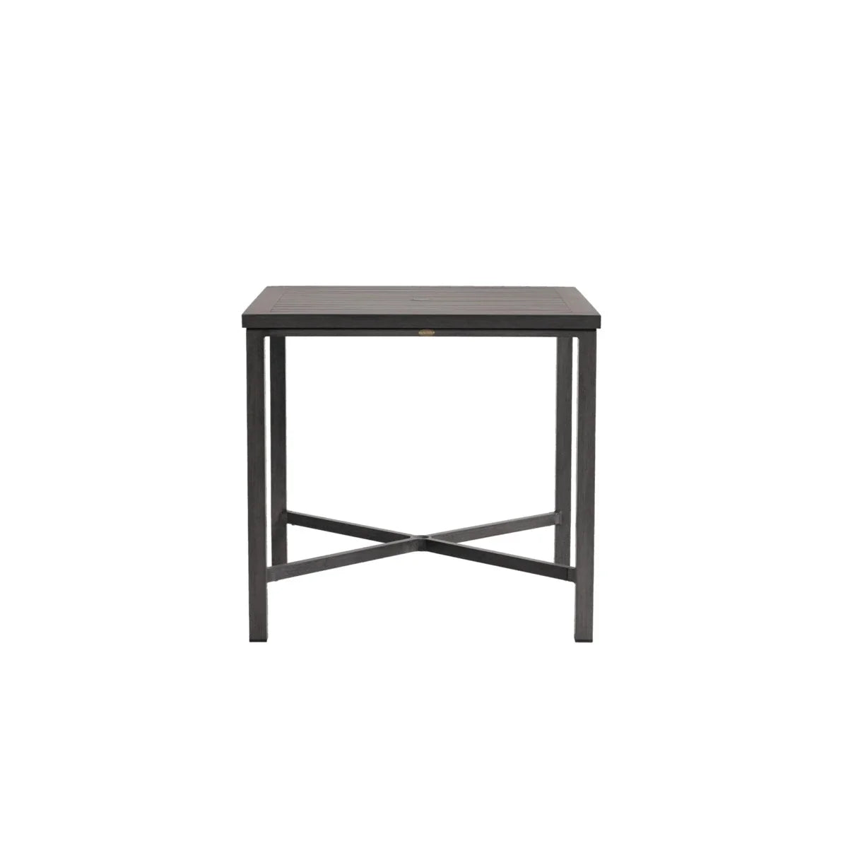 Canbria 39" Square Counter Table with Umbrella Hole