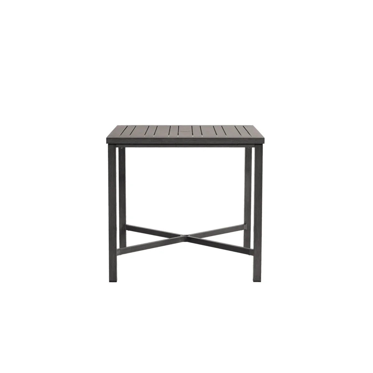Canbria 39" Square Counter Table with Umbrella Hole