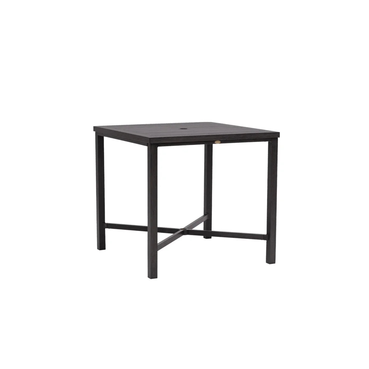 Canbria 39" Square Counter Table with Umbrella Hole