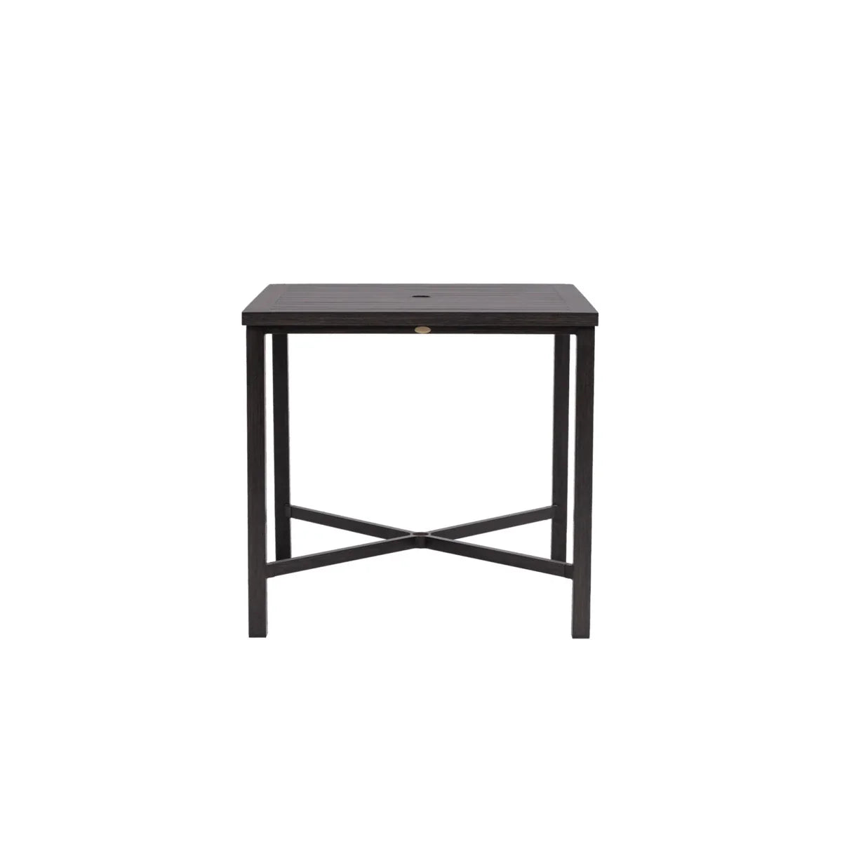 Canbria 39" Square Counter Table with Umbrella Hole