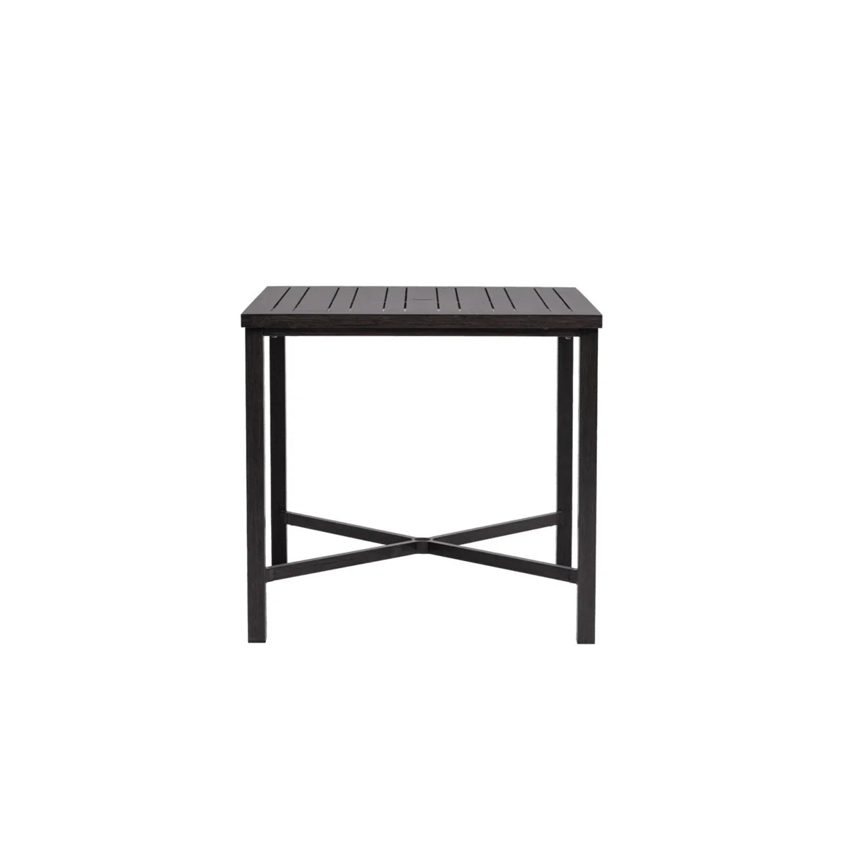 Canbria 39" Square Counter Table with Umbrella Hole