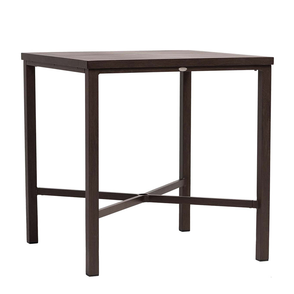 Canbria 39" Square Bar Table with Umbrella Hole 1