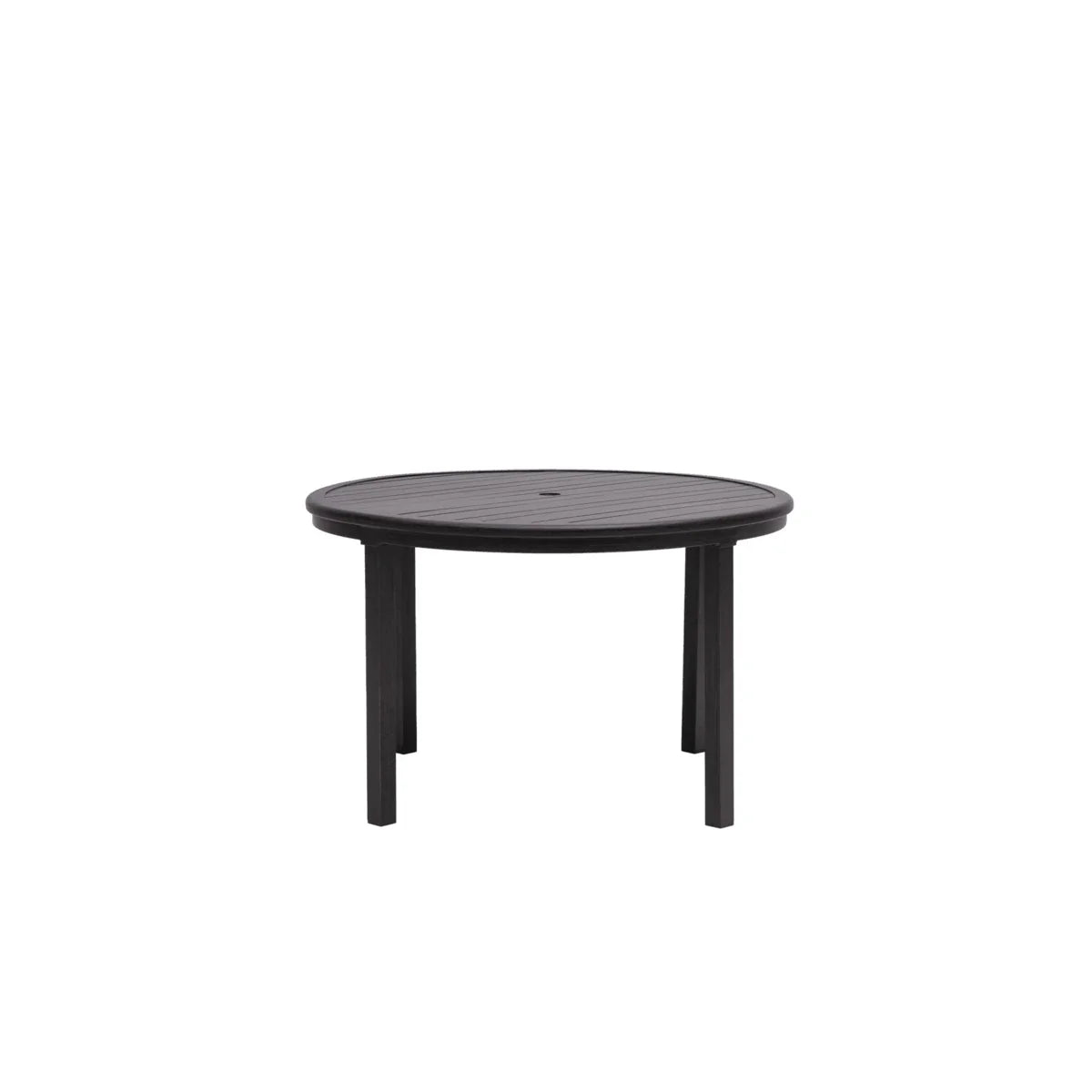 Canbria 48" Round Dining Table with Umbrella Hole