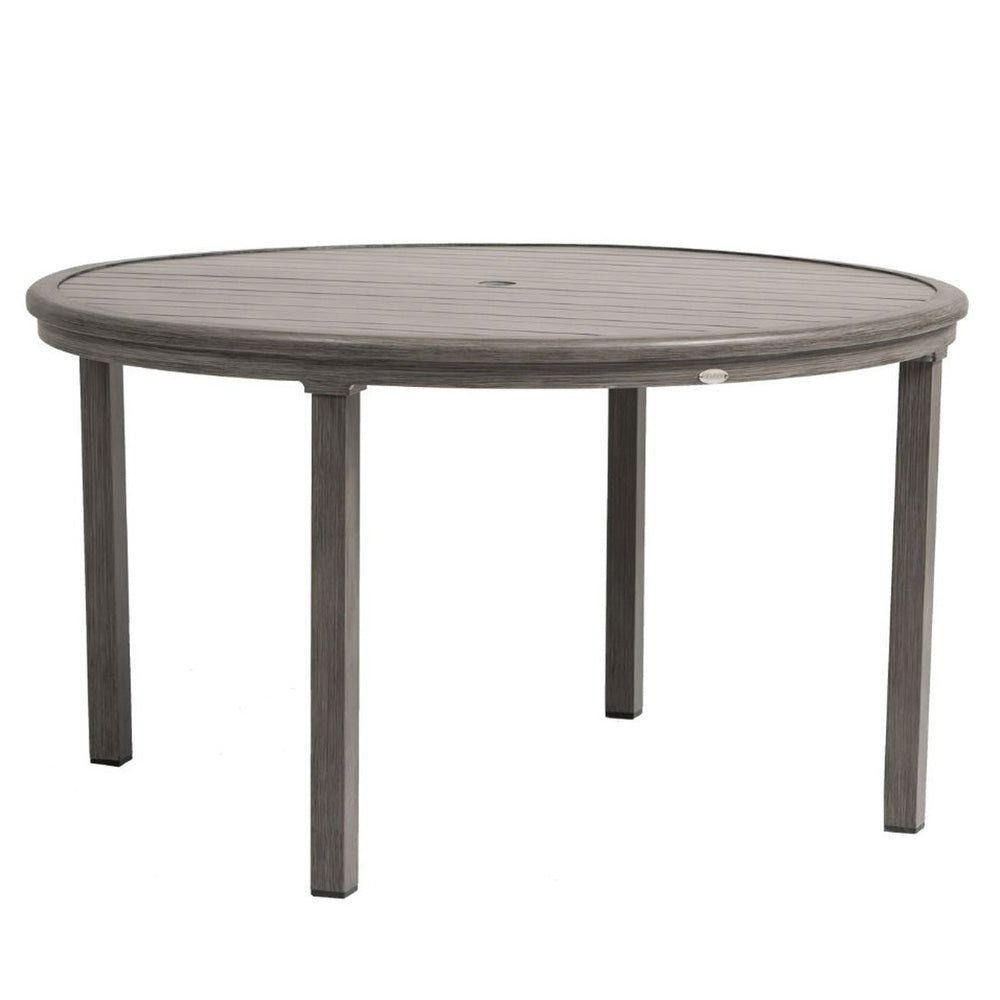Canbria 54" Round Dining Table with Umbrella Hole 