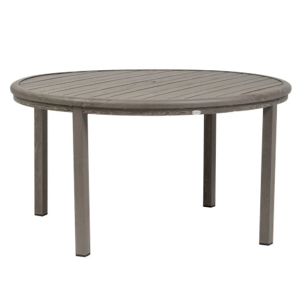Canbria 54" Round Dining Table with Umbrella Hole 2