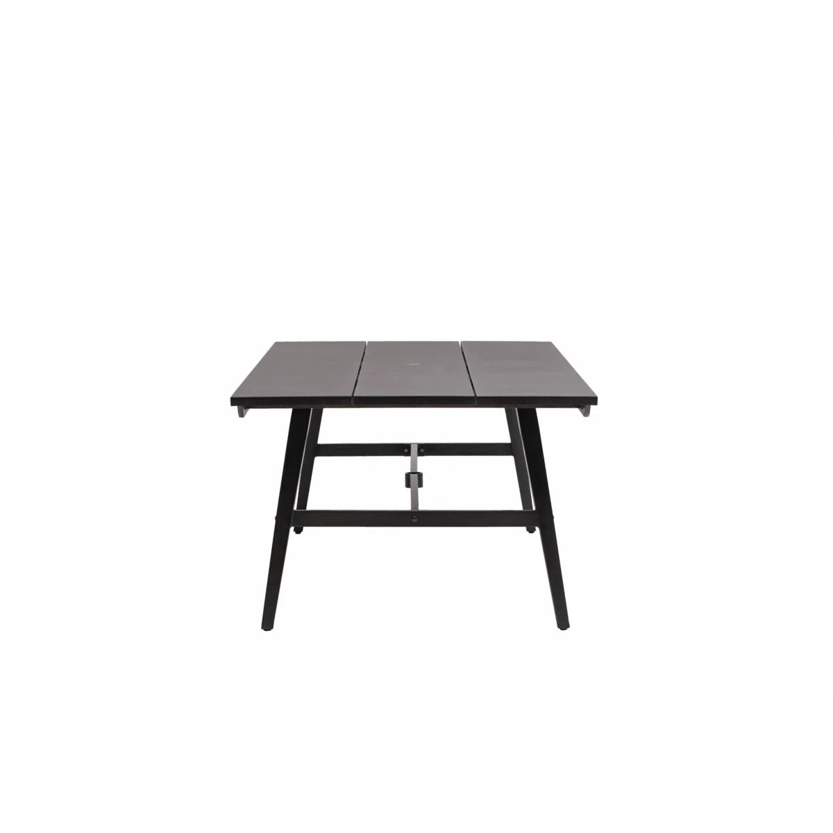 Canbria 82" x 44" Rectangular Bench Table with Umbrella Hole