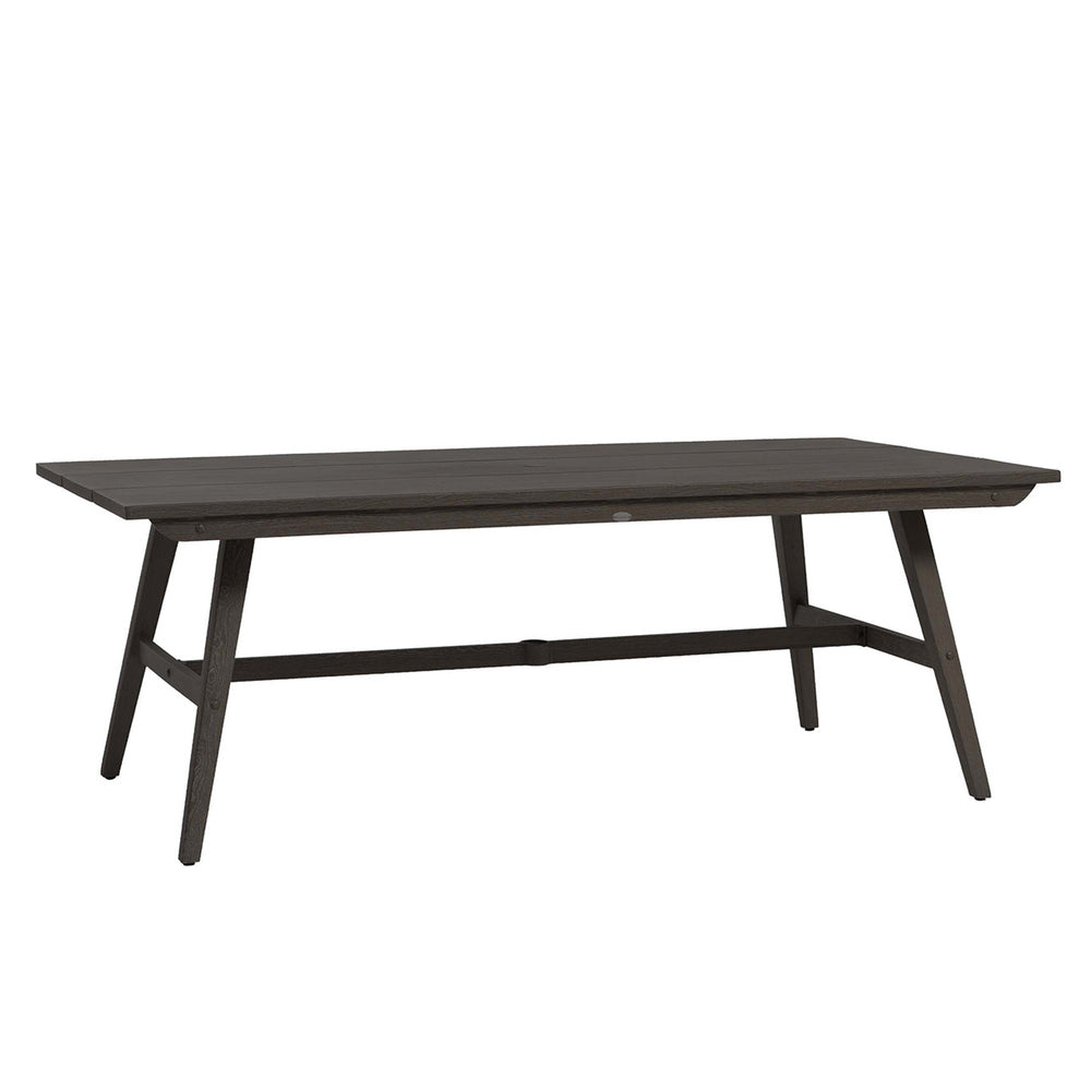 Canbria 82" x 44" Rectangular Bench Table with Umbrella Hole 1