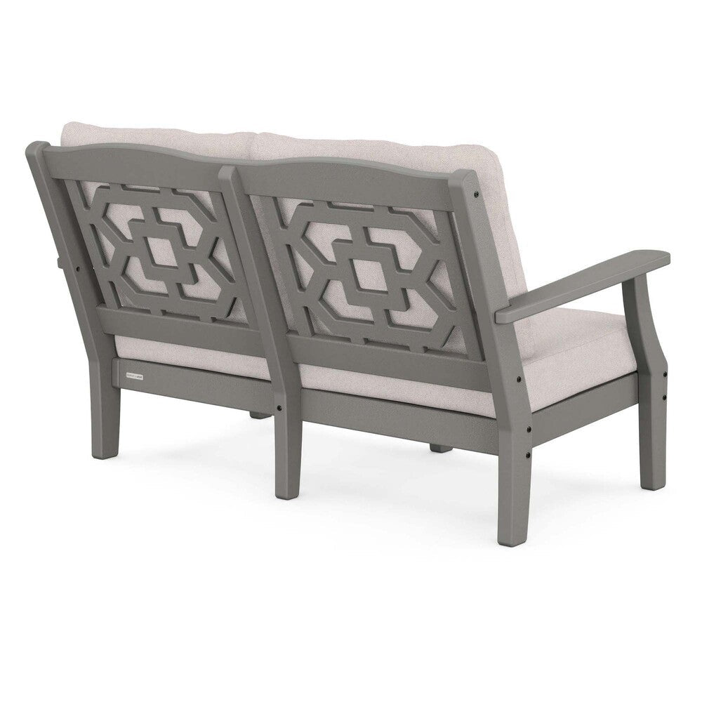 Chinoiserie Deep Seating Loveseat 7