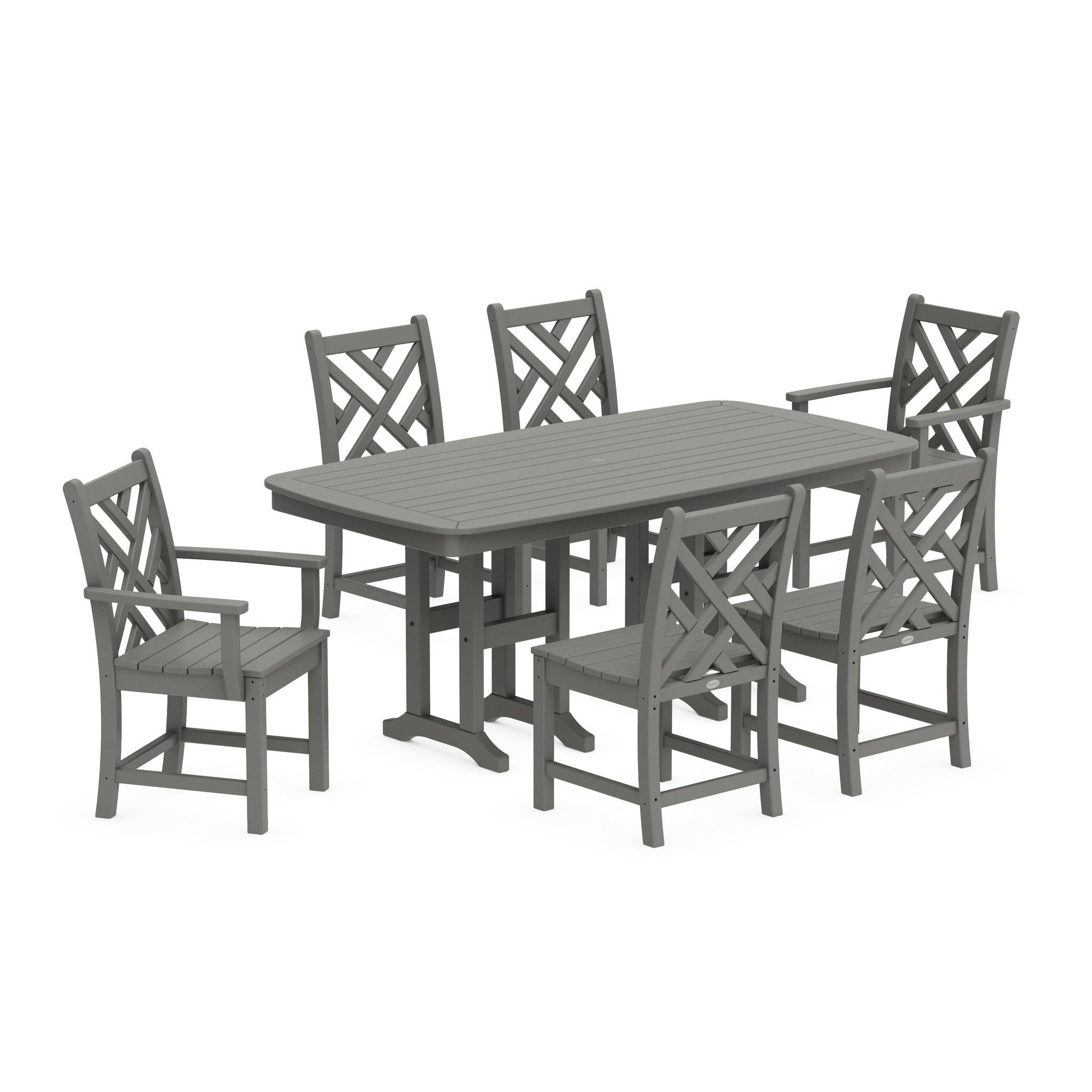Chippendale 7-Piece Dining Set-PWS121-1-TE