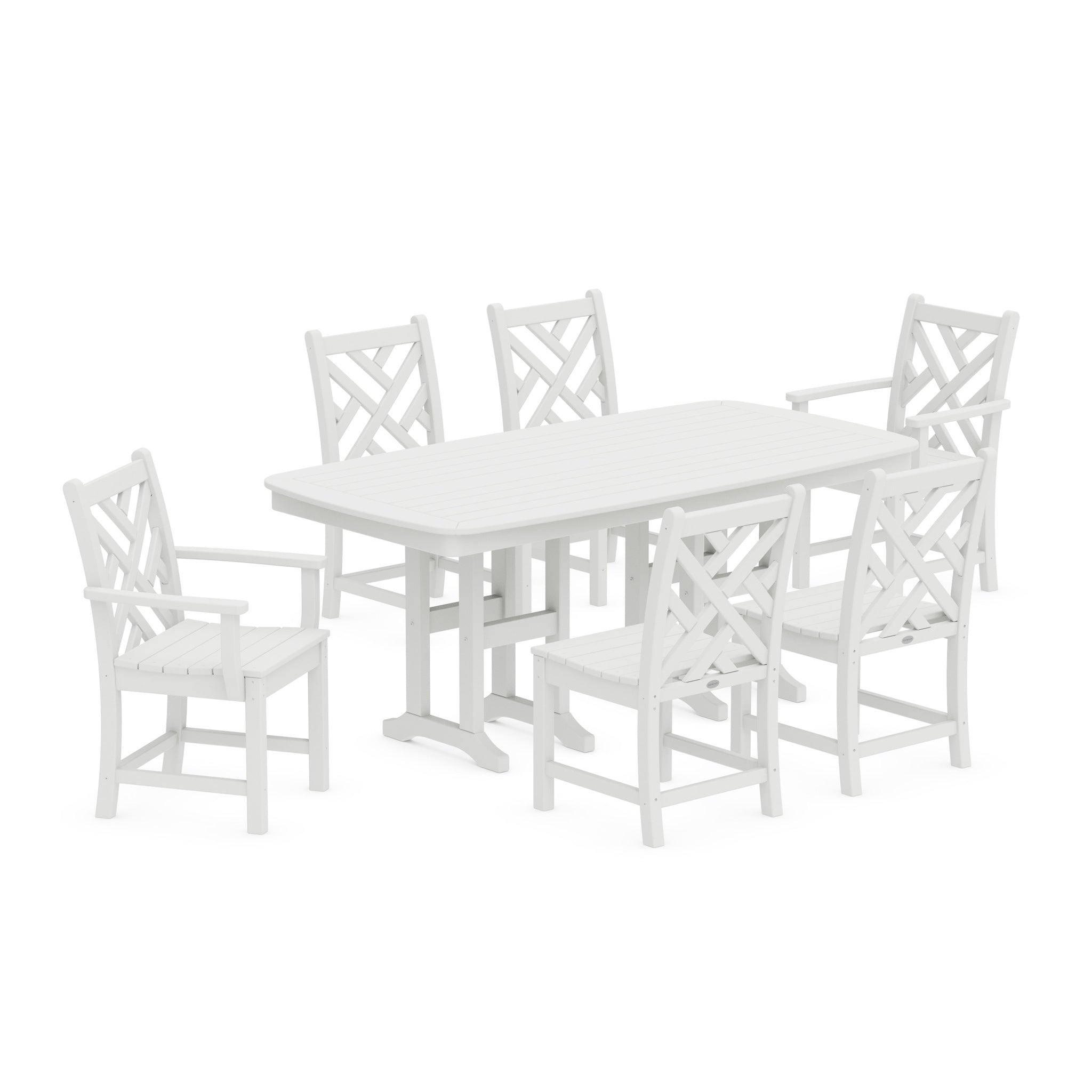 Chippendale 7-Piece Dining Set-PWS121-1-SA