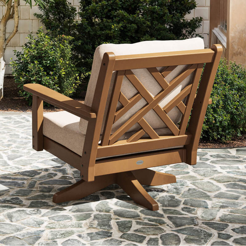 Chippendale Deep Seating Swivel Chair 2