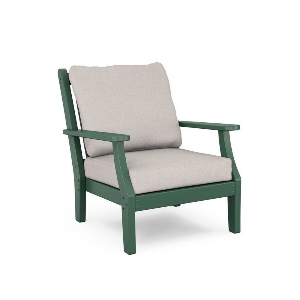 POLYWOOD Country Living Wovendale Cushioned Club Chair