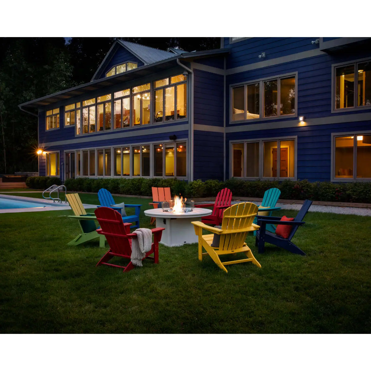 Classic Folding Adirondack Chair 17