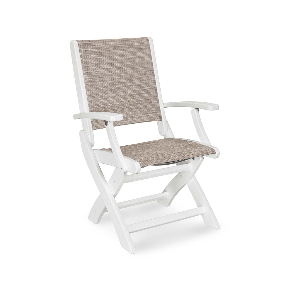 Coastal Folding Dining Chair 9