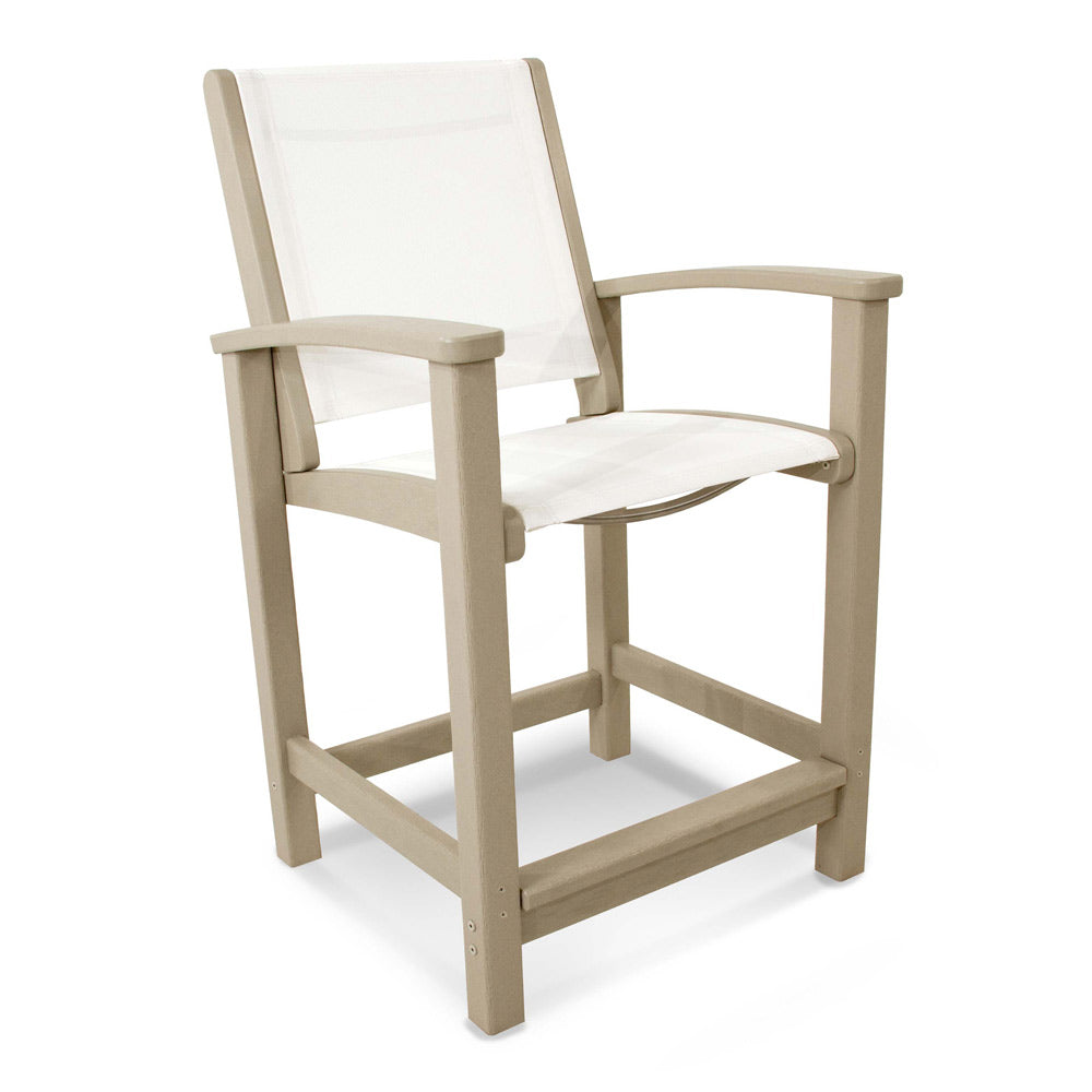 Coastal Sling Counter Chair 1