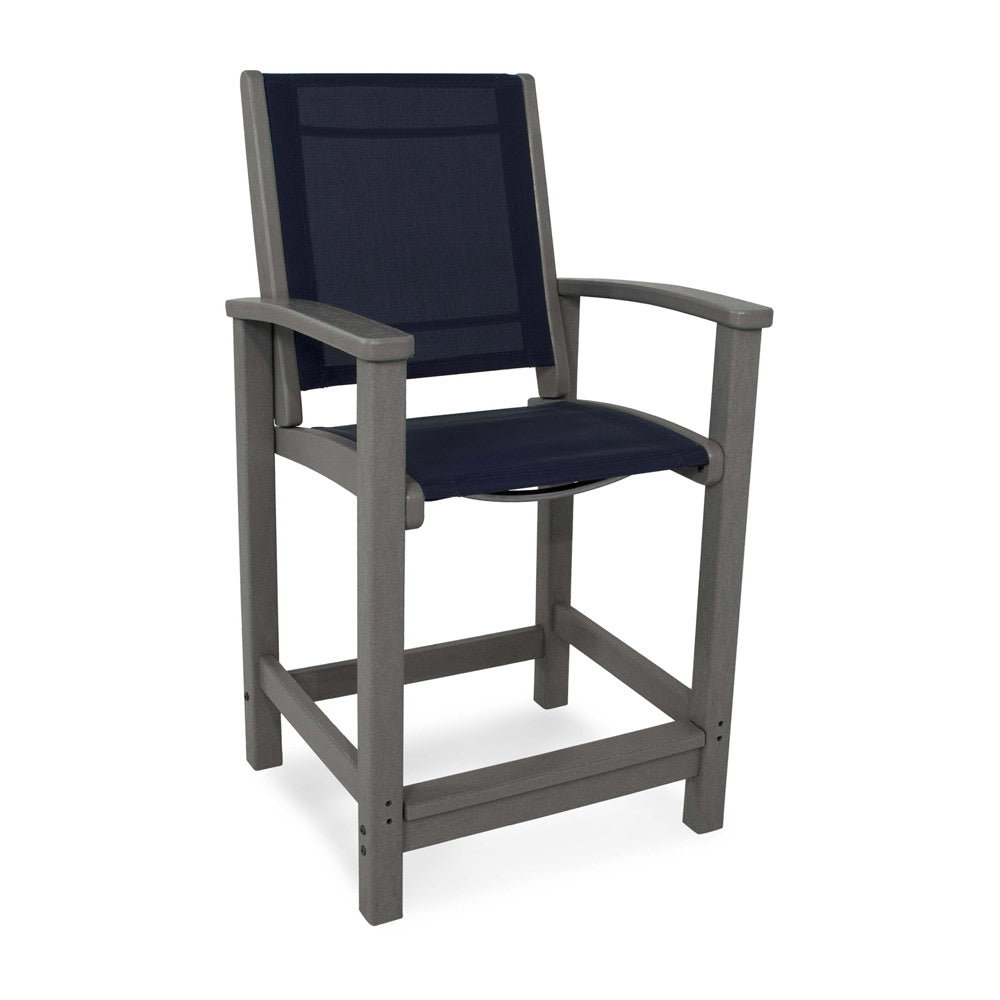 Coastal Sling Counter Chair 3