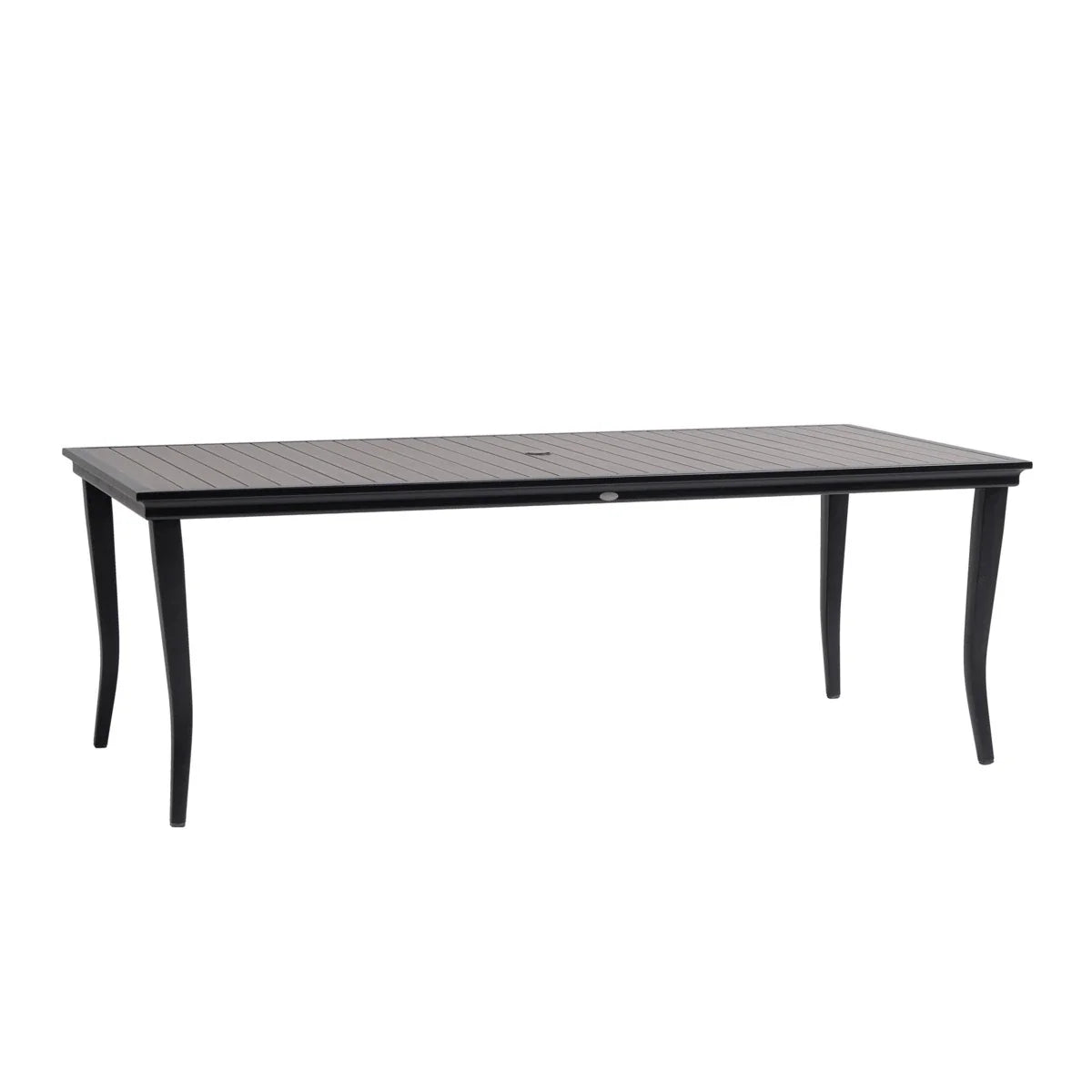 Copacabana 84" x 40" Rectangular Dining Table with Umbrella Hole