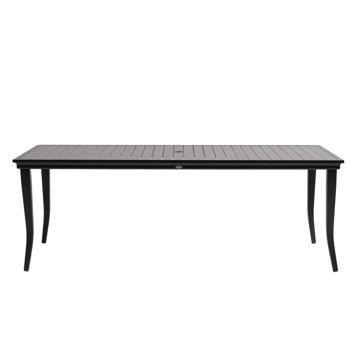 Copacabana 84" x 40" Rectangular Dining Table with Umbrella Hole