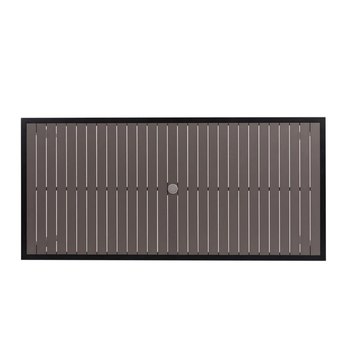 Copacabana 84" x 40" Rectangular Dining Table with Umbrella Hole