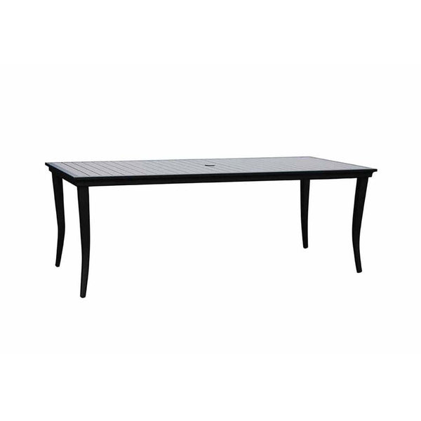 Copacabana 84" x 40" Rectangular Dining Table with Umbrella Hole