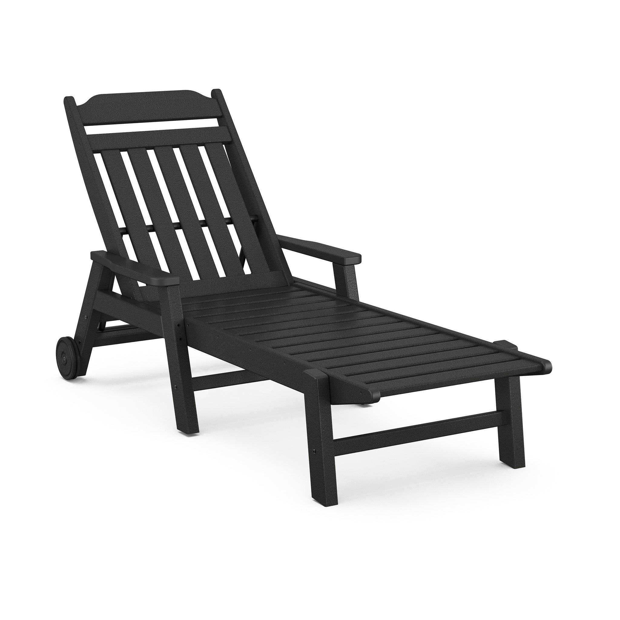 Country Living Cottage Chaise with Arms and Wheels