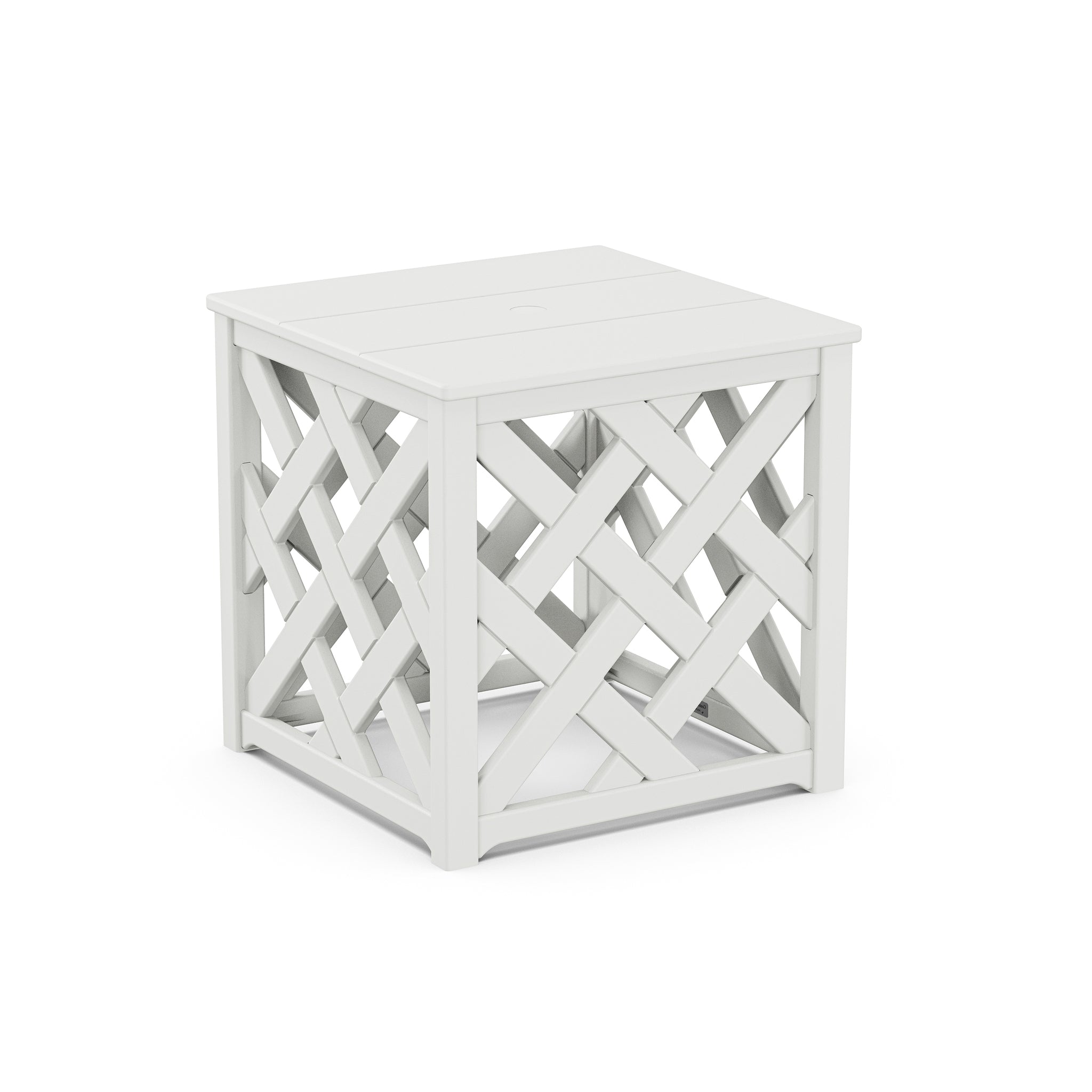 Country Living Wovendale Accent Table with Umbrella Hole 6