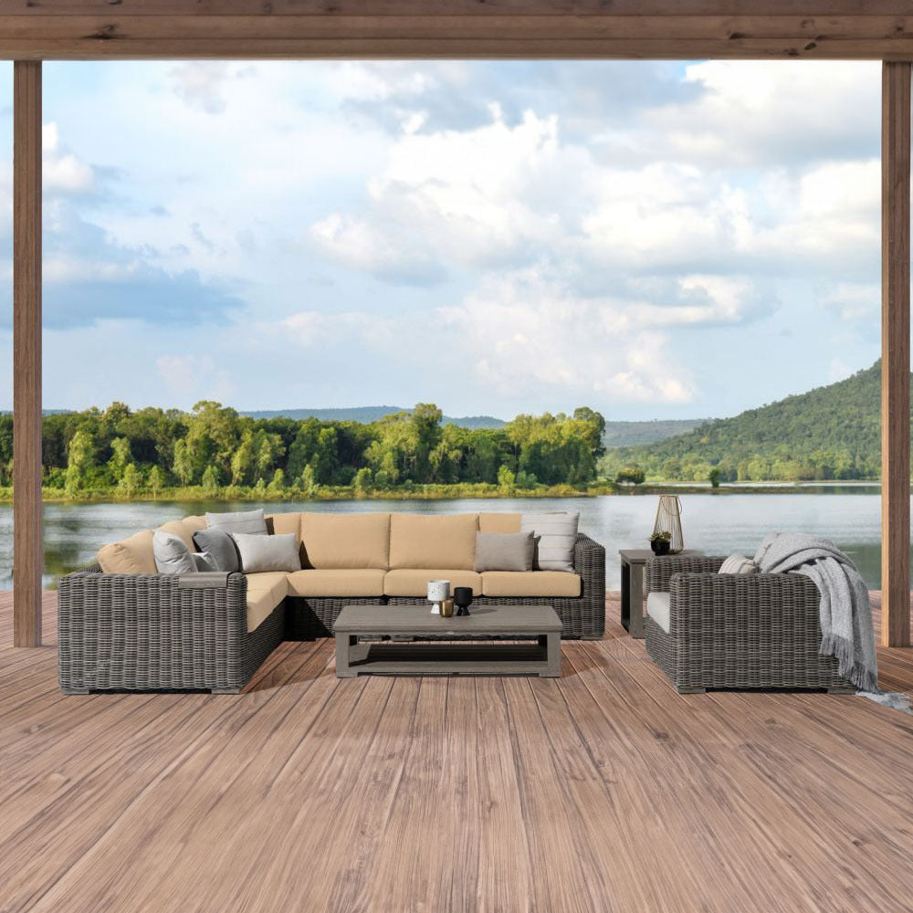 Cubo Left Arm Loveseat Section 1