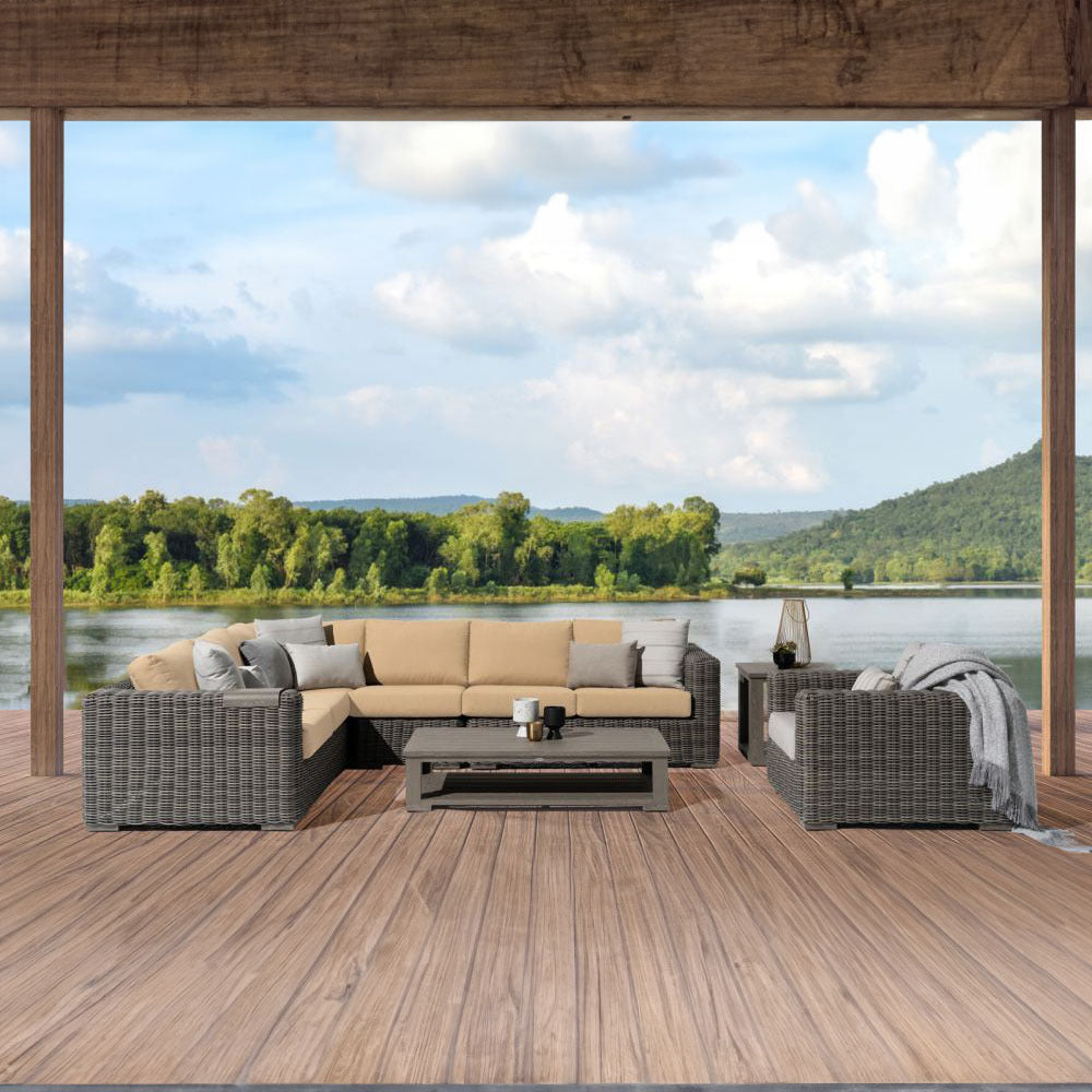 Cubo Right Arm Loveseat Section 1