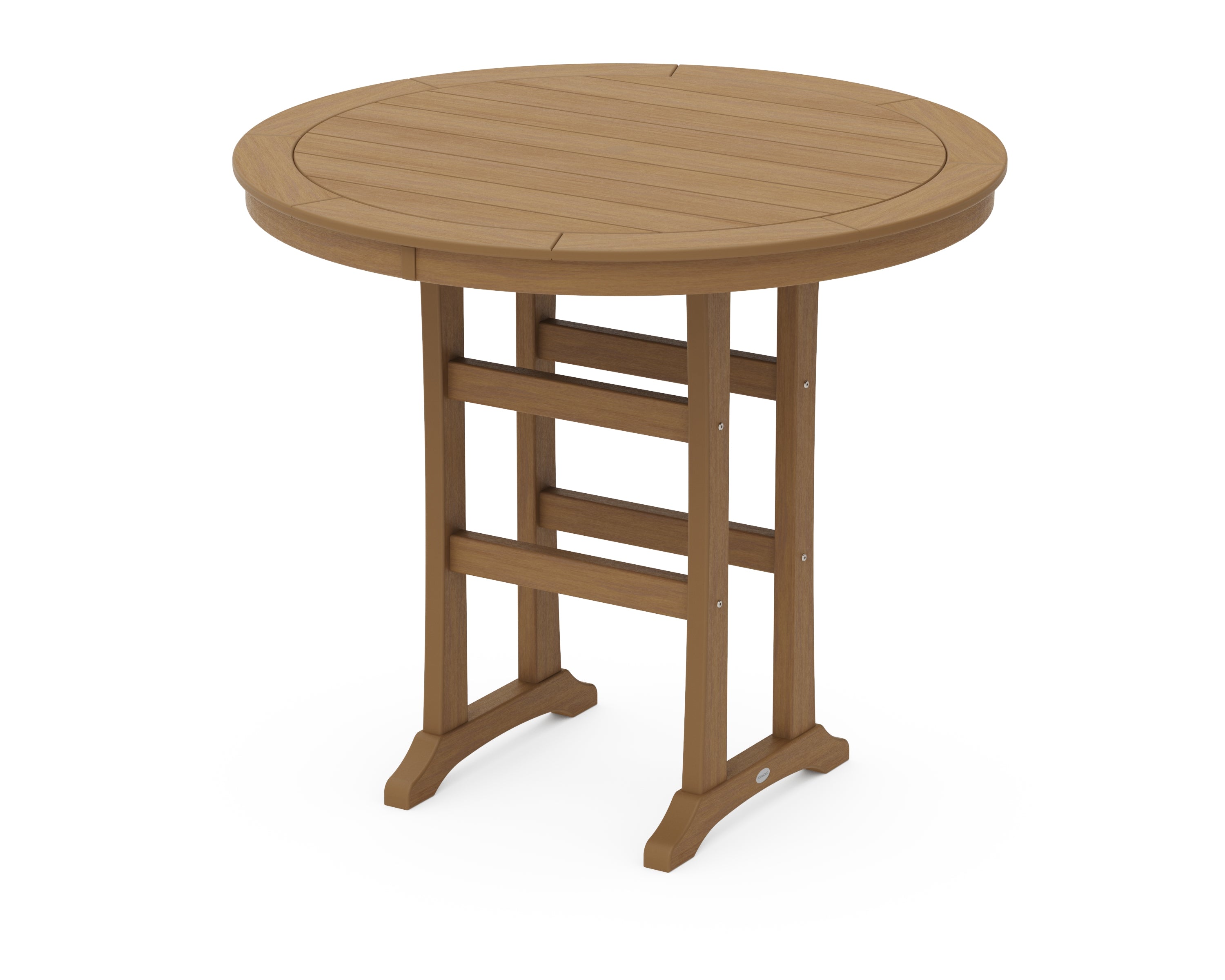 Nautical Trestle 48" Round Bar Table