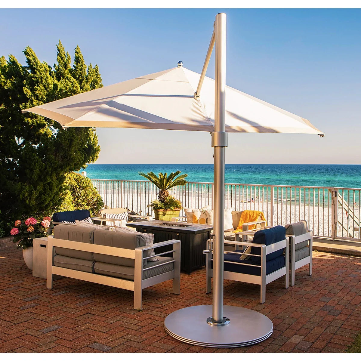 Eclipse 10' Square Cantilever Umbrella 4