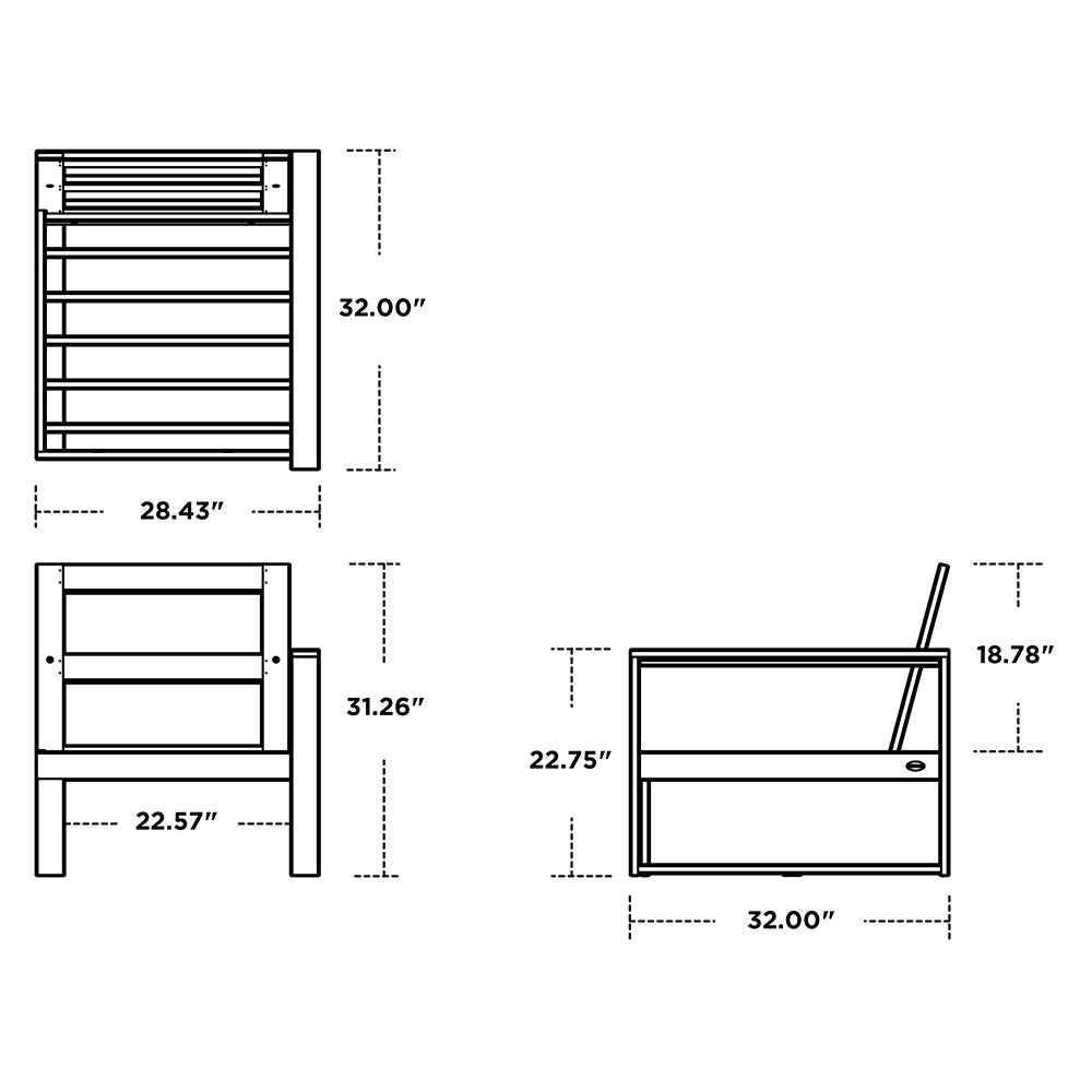 EDGE Modular Right Arm Chair 13