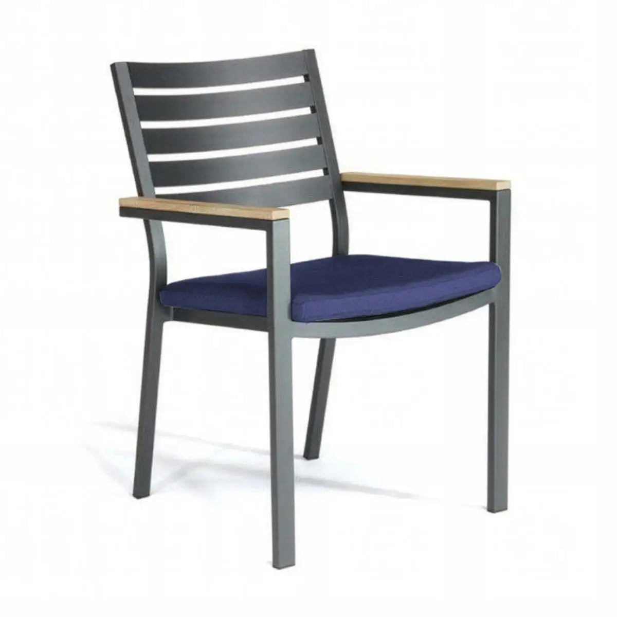 Elba 5 Piece Dining Set with Spectrum Indigo Cushions