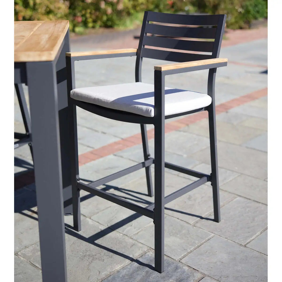 Elba 5-Piece Bar Set with Arm Chairs