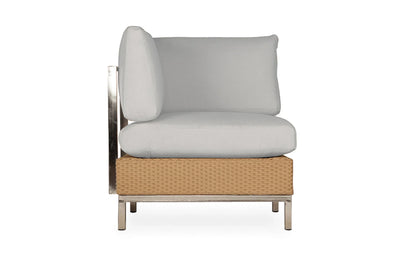 Lloyd Flanders Elements Corner Sectional with Stainless Steel Back