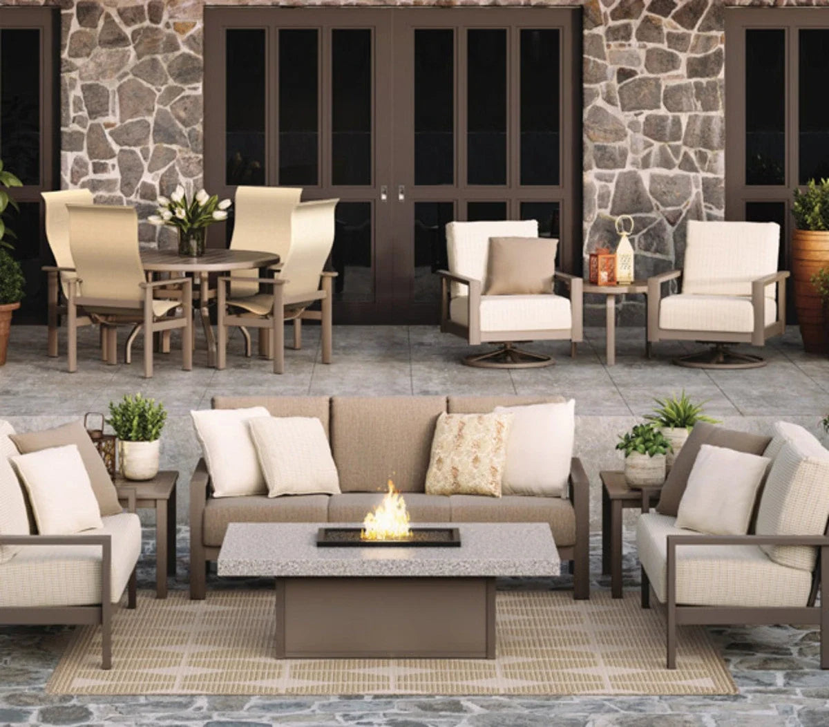 Elements Cushion High Back Sofa 5145A-DC by Homecrest