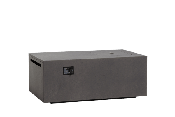 Fiamma 50" x 30" x 20" Rectangular Fire Pit with Lid - Concrete
