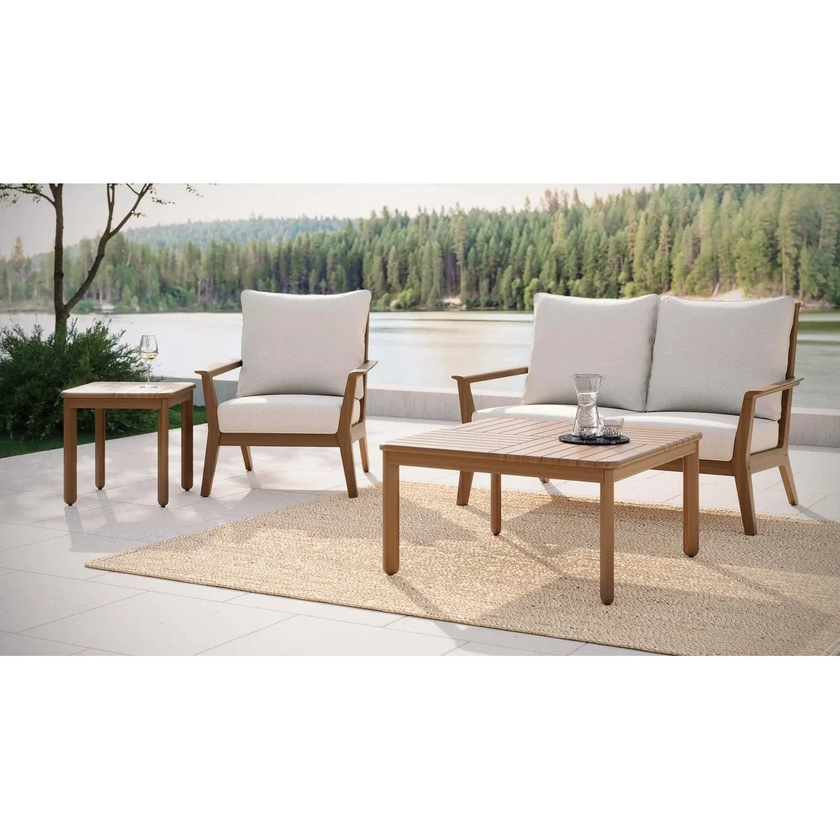 Foundations 35" Square Mosaic Coffee Table