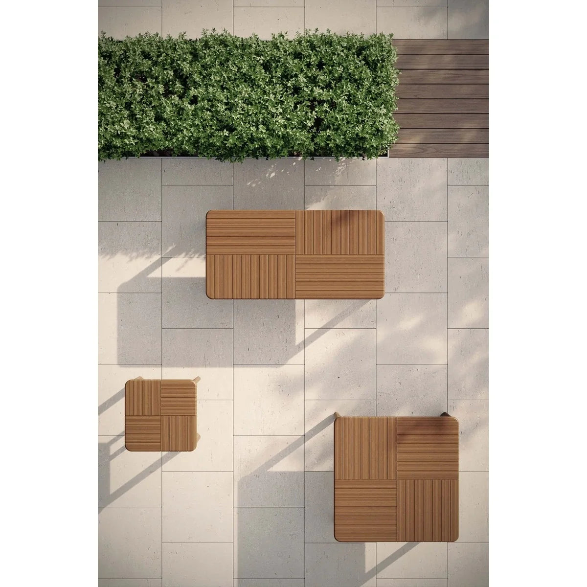 Foundations 35" Square Mosaic Coffee Table