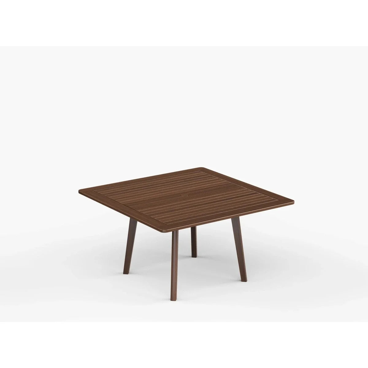 Foundations 53" Square Dining Table with Umbrella Hole