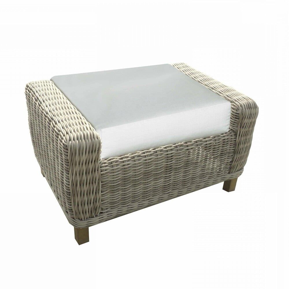 Forever Patio Aberdeen Wicker Ottoman