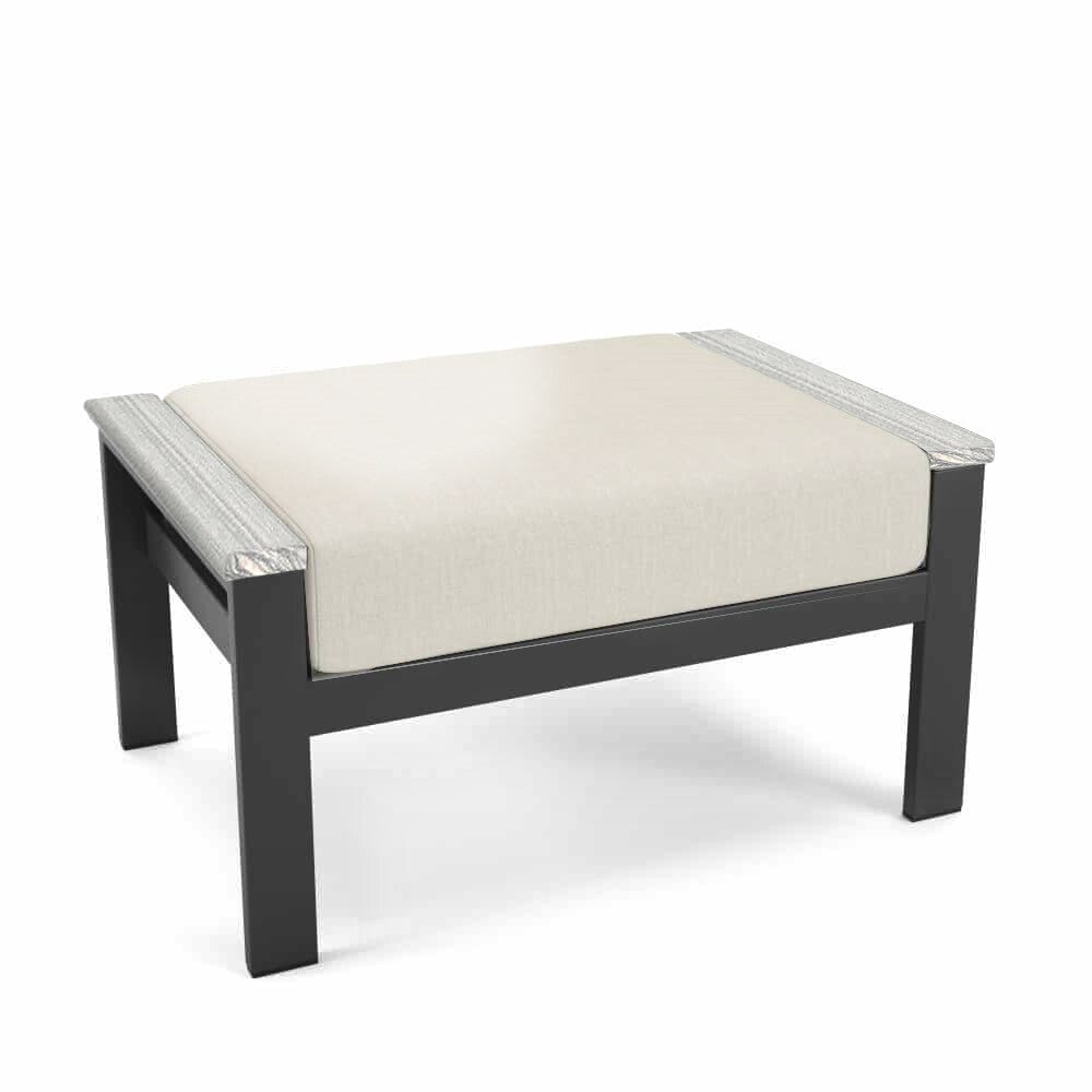 Forever Patio Braxton Rectangular Aluminum Ottoman