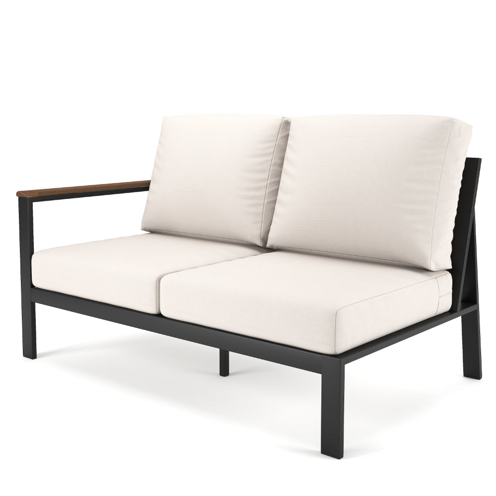 Forever Patio Catalina Aluminum Left Arm Facing Loveseat Section
