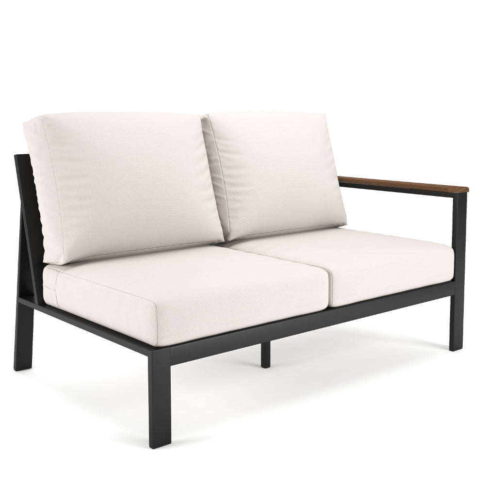 Forever Patio Catalina Aluminum Right Arm Facing Loveseat Section