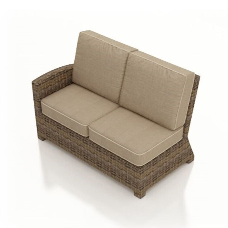 Forever Patio Cypress Wicker Left Arm Facing Loveseat Section